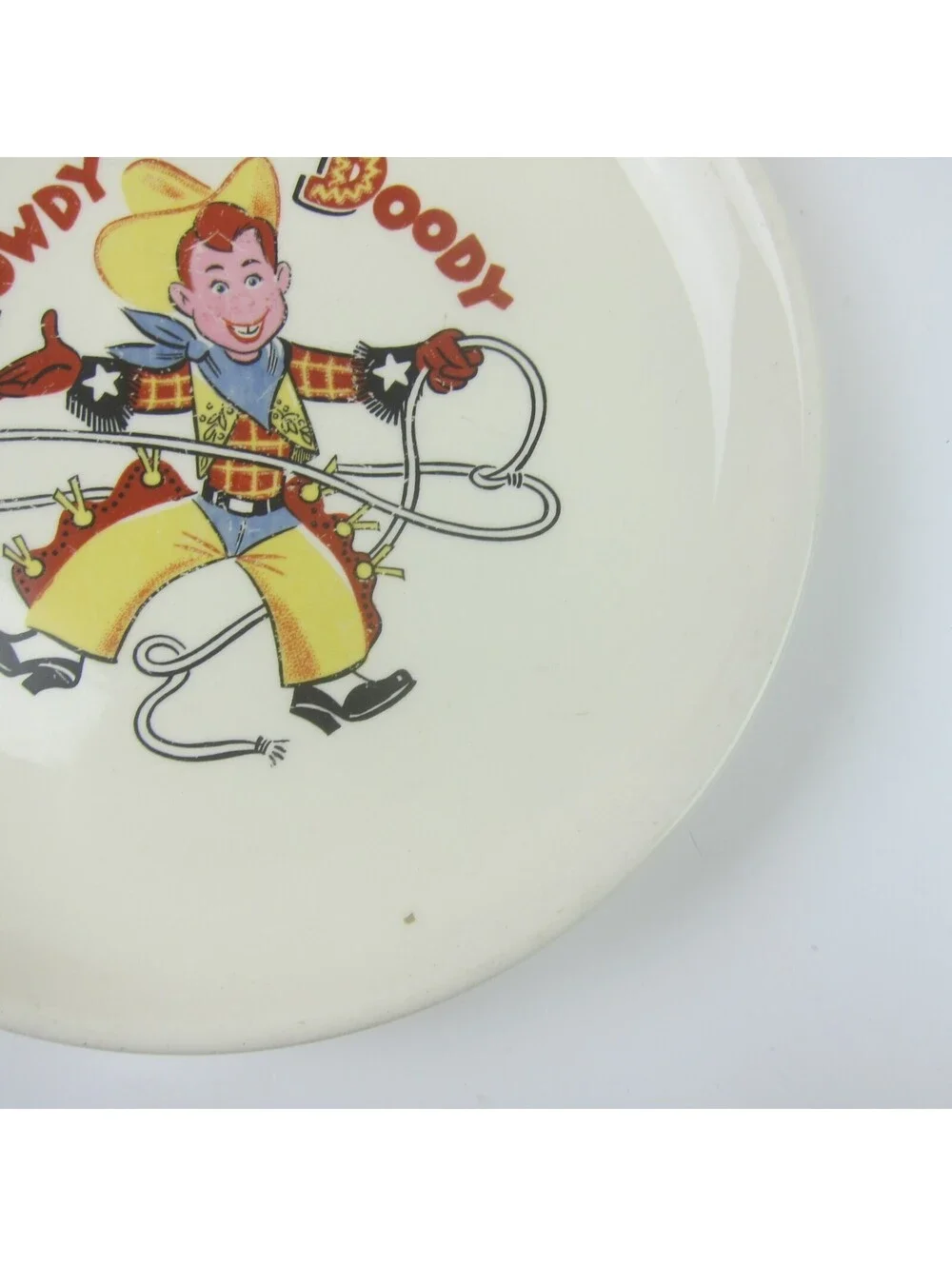 Vintage Howdy Doody Ceramic Plate 8.5